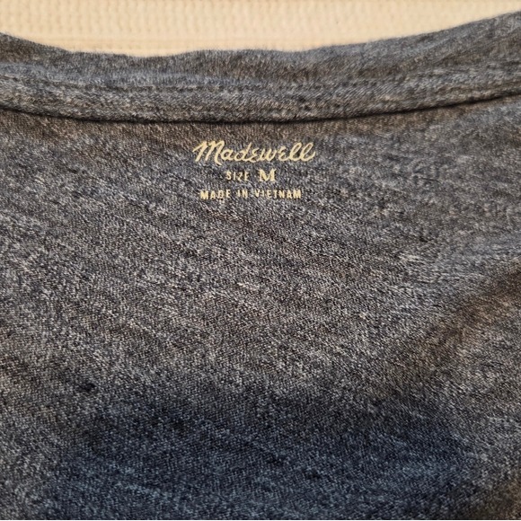 Madewell Whisper Cotton V Neck Tee Size M - Picture 2 of 6